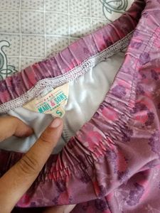 Flared Floral Pink Pants