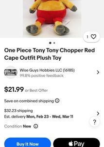 One Piece Tony  Chopper Red Cape Outfi
