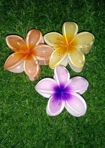 Floral Petals Hair Claws Pack Of 3