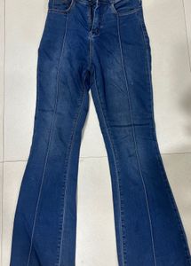 Flared Bootcut Denim Jeans