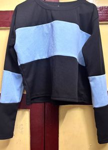 Color Block Long Sleeve Top