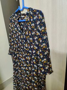 Only Floral Maxi Dress with Lining (Size S)