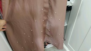 Elegant Pearl Embellished Abaya
