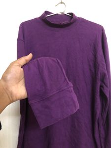Speculation Cotton Purple T Shirt