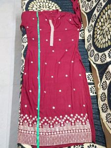 Round Collar Neck Long Kurtas For Women