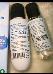 1 Hairserum,&amp; Shampoo+Just Herbs Mini Travel Pouc