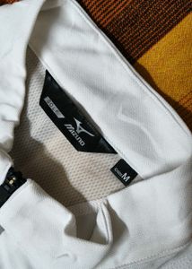 Mizuno Golf Ice Touch White Short Sleeve T-shirt