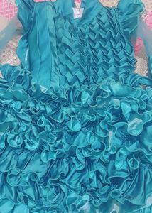 A Barbie Frock For 2-4 Years Girls
