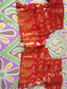 Red Designer Blouse
