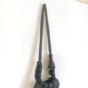 Handmade Knit Bucket Bag