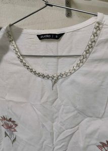 Zudio White Kurta