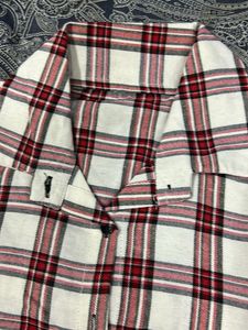 Red and White Plaid Flannel