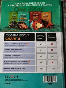 EduCart One Shot Question Bank: CBSE Class 10 Scie