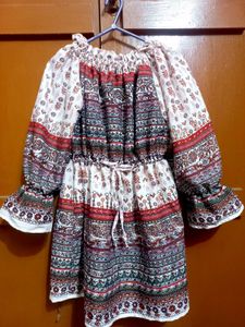Boho style Stretchable Peasant Top