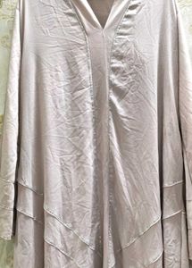 Elegant Blush Pink Abaya.Size 44.Length 51
