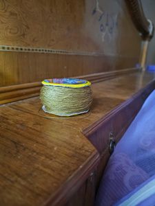 Pack of 1 Embroidery Metallic Golden Zari Roll