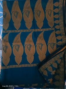 Peacock Green Saree