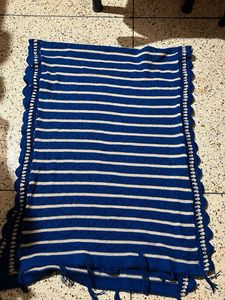 Striped Knit Scarf