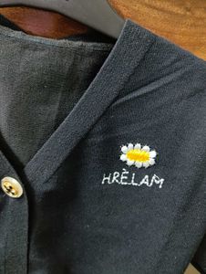 Stylish black Cropped Cardigan