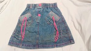 Denim Mini Skirt