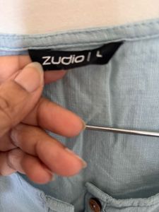 Casual Blue Cotton Kurti