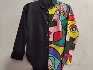 Unique Art Print Shirt
