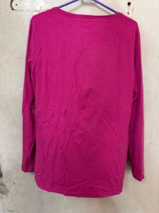 Pink Shirt Blouse Top