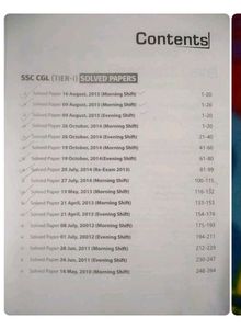Solved Papers Of SSC-CGL