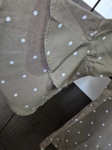 Tokyo Talkies Polka Dot Top Gently Used