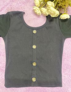 Black  Full Sleeves Top