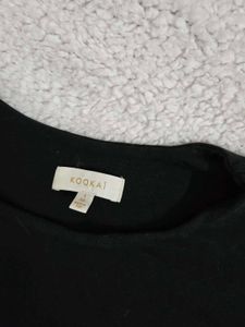 Elegant Black Midi Bodycon Dress bust 34~36