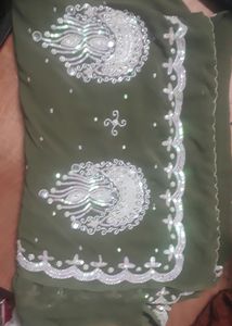 Green Color Saree