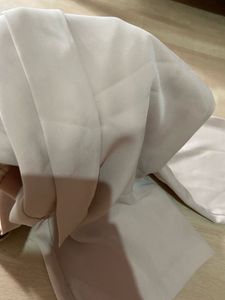 Blush  Waist Pants With Tie Belt
