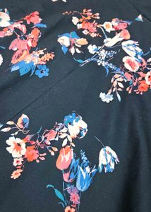 Floral Mini Flare Skirt