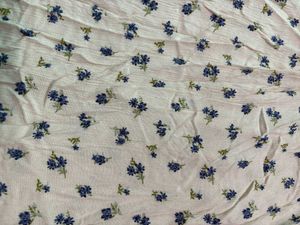 Cottagecore Flower Print White Dress💌🫐