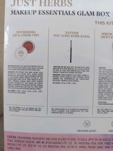 JUST HERBS MAKEUP ESSENTIALS GLAM BOX