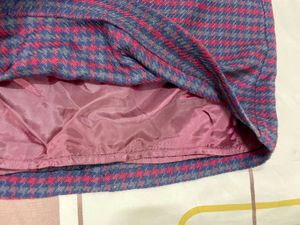 Checkered Mini Skirt