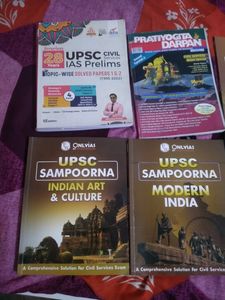 IAS books...All History , Pyqs , Art And Culture