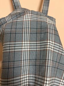Korean Chic Checked Mini Skirt