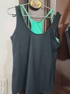 Tank Top With inbuilt Sports Bra