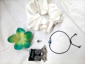 Desi Girl Accessories Combo 🌷🕊🐚✨