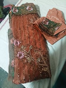 Embroidered Formal Dress