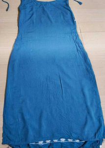Blue Embroidered Tunic