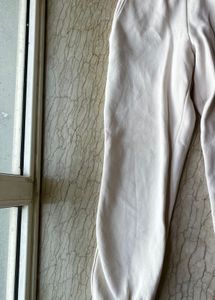Beige Zara Sweat Pants