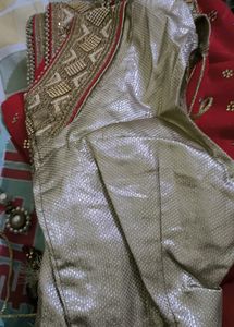 New Red Color Saree