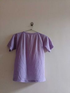 Lavender Crop Top