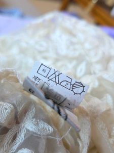 Korean style embroidered organza jacket