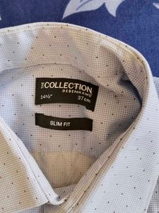 Sky Blue Small Check Print Shirt