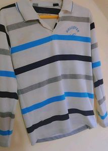 Hollister Striped Polo Shirt