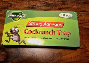 Green Killer Cockroach Traps - 8 Pieces